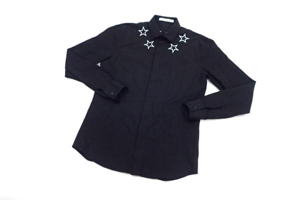 ジバンシィ(GIVENCHY) スター刺繍 長袖ドレスシャツ