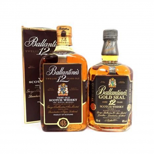 バランタイン(Ballantine's)  12年 ゴールドシール 2本セット
