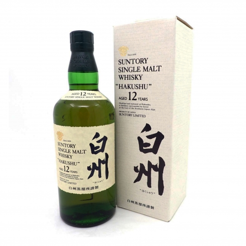 白州(HAKUSHU) サントリー(SUNTORY) シングルモルトウイスキー 12年 箱付き